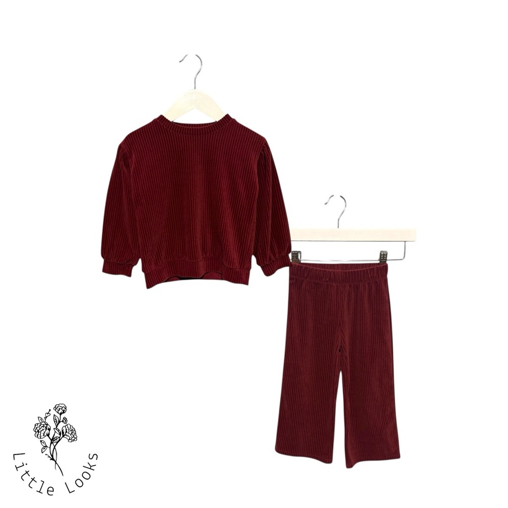 ⭐️ 5/$30 Okie Dokie Kids Velour Matching Set size 2T